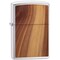 Zippo 2024 Zippo Wood Print Brushed Chrome W/ Cedar Emblem ZIP-29900 - alternate 1